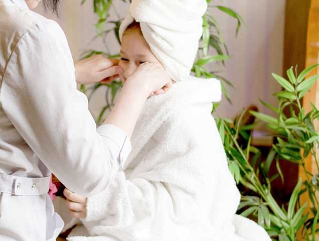 Процедура классического массажа детского фото